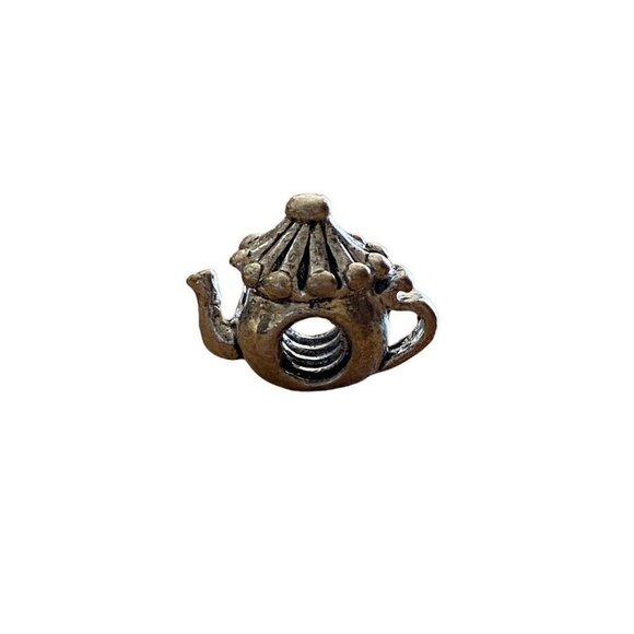 PANDORA Teapot Gold & Sterling Silver Charm - Picture 4 of 6